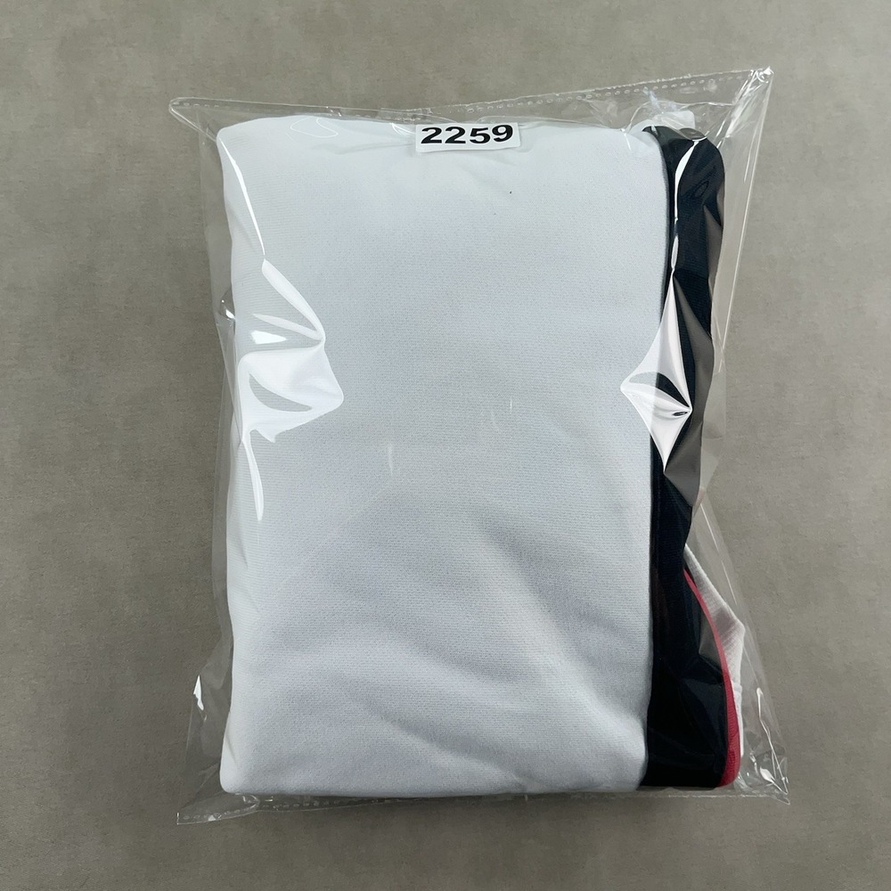 Malbon x Poggytheman Sweatshirt Mens Large White Black Golf Embroidered Crewneck - Picture 12 of 12